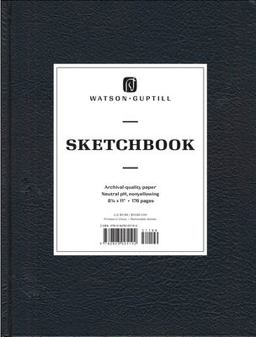 Large Sketchbook (Black)  9780823005192 Front Cover