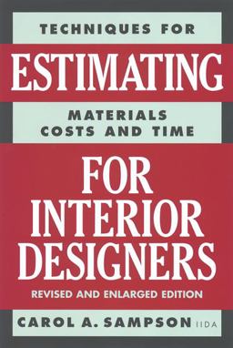 Estimating for Interior Designers 2nd 9780823016297 Front Cover