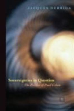 Sovereignties in Question The Poetics of Paul Celan 3rd 9780823224388 Front Cover