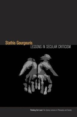 Lessons in Secular Criticism  9780823253791 Front Cover