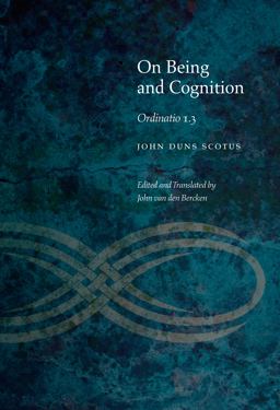 On Being and Cognition Ordinatio 1. 3  9780823270736 Front Cover