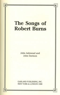 The Songs of Robert Burns