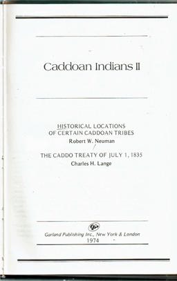 Caddoan Indians Two