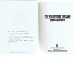 You Will Never Be the Same