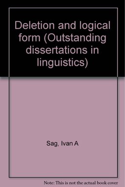 Deletion and Logical Form