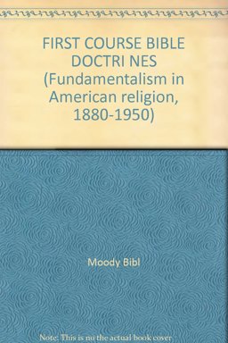First Course-Bible Doctrines