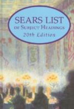 Sears List of Subject Headings 2013rd 9780824211059 Front Cover