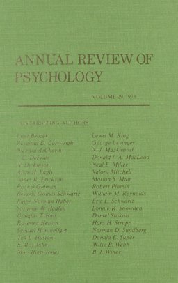 Annual Review of Psychology
