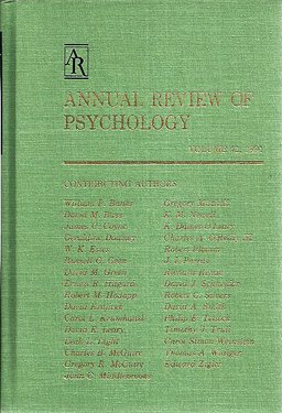 Annual Review of Psychology