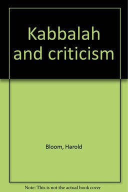 Kabbalah and Criticism