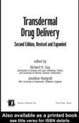 Transdermal Drug Delivery Systems Revised and Expanded 2nd 9780824708610 Front Cover