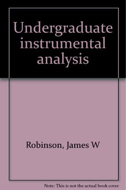 Undergraduate Instrumental Analysis