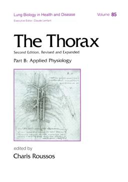 Thorax, ---Part B Applied Physiology (in Three Parts) 2nd 9780824796006 Front Cover