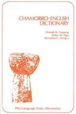 Chamorro-English Dictionary  9780824803537 Front Cover