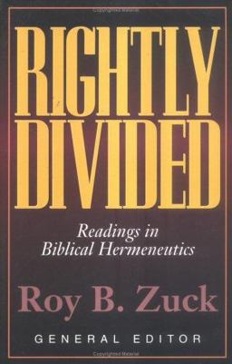 Rightly Divided Readings in Biblical Hermeneutics  9780825440991 Front Cover