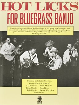 Hot Licks for Bluegrass Banjo  9780825602887 Front Cover