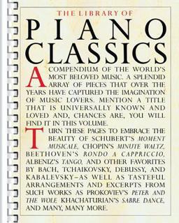 Library of Piano Classics Piano Solo  9780825611117 Front Cover