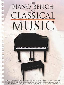 Piano Bench of Classical Music Piano Solo  9780825617690 Front Cover
