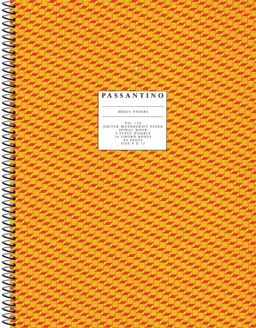 159. Spiral Book 4-Stave/16 Chord Boxes (Guitar) Passantino Manuscript Paper  9780825691591 Front Cover