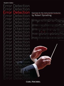 ERROR DETECTION SHEET MUSIC  9780825872129 Front Cover
