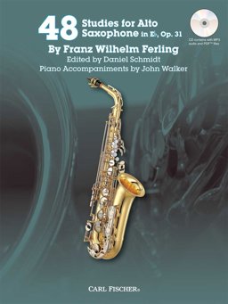 48 Studies for the Alto Saxophone in Eb, Op. 31 (Book & CD)  9780825873010 Front Cover