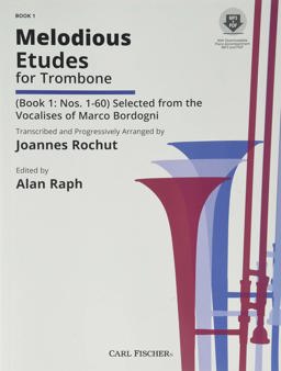 Melodious Etudes for Trombone: Book 1 : Nos. 1-60  9780825884337 Front Cover