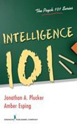 Intelligence 101  9780826111258 Front Cover
