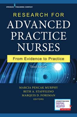 Research for Advanced Practice Nurses From Evidence to Practice  9780826118264 Front Cover