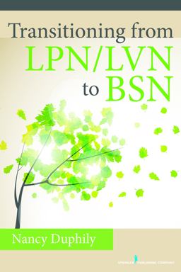 Transitioning from Lpn/Lvn to Bsn:  9780826121813 Front Cover