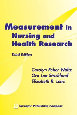 Measurement in Nursing and Health Research 3rd 9780826126351 Front Cover