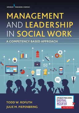 Management and Leadership in Social Work A Competency-Based Approach  9780826130679 Front Cover