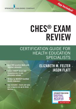 Certified Health Education Specialist (CHES) Exam Study Guide  9780826133755 Front Cover