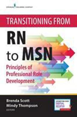 Transitioning from RN to MSN Principles of Professional Role Development  9780826137968 Front Cover