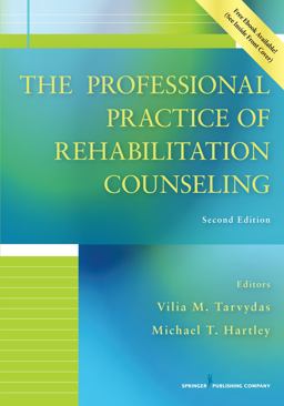 Professional Practice of Rehabilitation Counseling, Second Edition 2nd 9780826138927 Front Cover