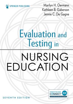     EVALUATION+TESTING IN NURSING EDUCA  9780826139160 Front Cover