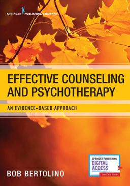 Effective Counseling and Psychotherapy An Evidence-Based Approach  9780826141125 Front Cover