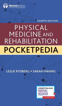 Physical Medicine and Rehabilitation Pocketpedia  9780826156273 Front Cover