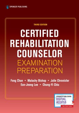 Certified Rehabilitation Counselor Examination Preparation  9780826158246 Front Cover