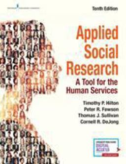 Applied Social Research A Tool for the Human Services 10th 9780826172839 Front Cover
