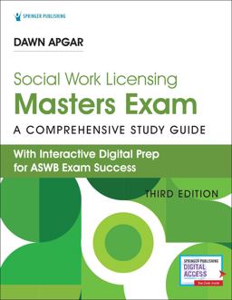 Social Work Licensing Masters Exam Guide: A Comprehensive Study Guide for Success  9780826185624 Front Cover