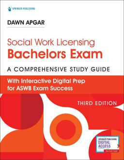 Social Work Licensing Bachelors Exam Guide: A Comprehensive Study Guide for Success  9780826185648 Front Cover
