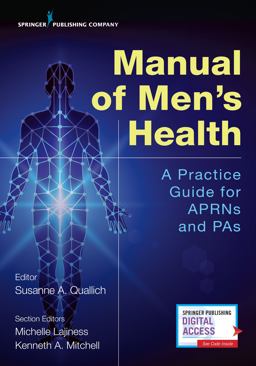 Manual of Men's Health Primary Care Guidelines for Aprns &amp; Pas  9780826191137 Front Cover