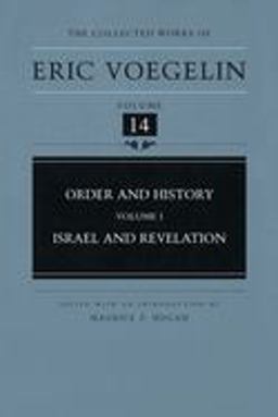 Order and History Israel and Revelation  9780826213518 Front Cover