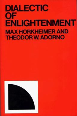 Dialectic of Enlightenment  9780826400932 Front Cover
