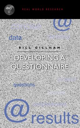Developing a Questionnaire  9780826447951 Front Cover