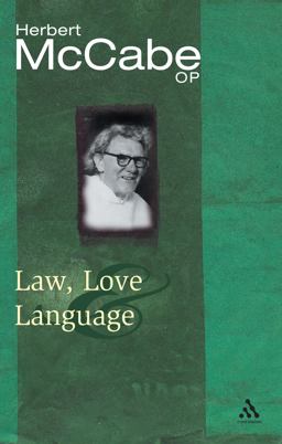 Law, Love and Language  9780826472984 Front Cover