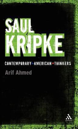 Saul Kripke  9780826492616 Front Cover