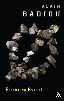 Being and Event  9780826495297 Front Cover