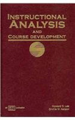Instructional Analysis and Course Development