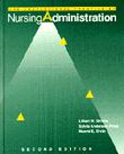 Professional Practice of Nursing Administration 2nd 9780827349650 Front Cover
